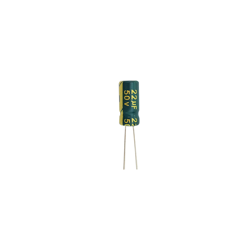 22-50 خازن 22 میکروفاراد 50 ولت جیکو سبز (LOW ESR)