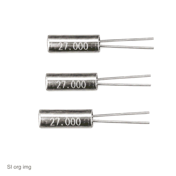 کریستال استوانه 27MHZ استوانه 8*3