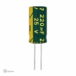 خازن 220 میکرو فاراد 25 ولت جیکو سبز (LOW ESR)