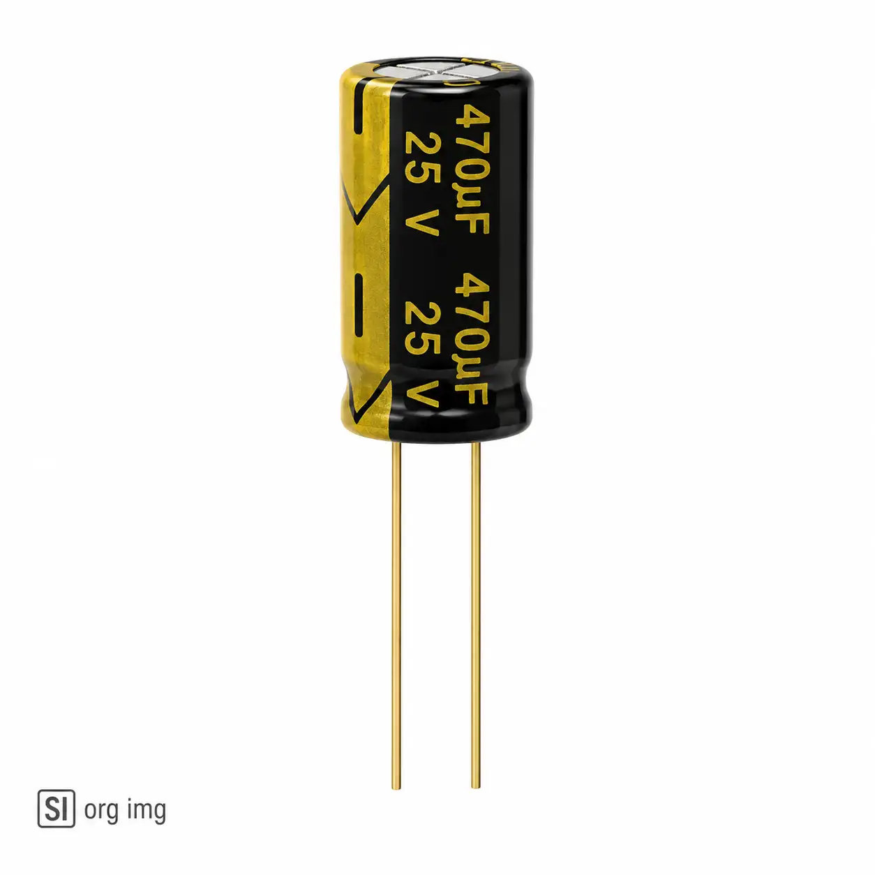 خازن 470 میکروفاراد 25 ولت (HGD) جیکو طلایی خازن 470 میکروفاراد 25 ولت (HGD) جیکو طلایی