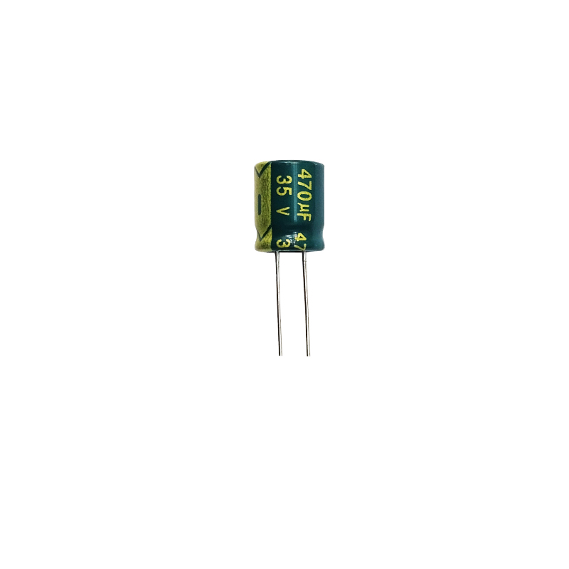 470-35 خازن 470 میکروفاراد 35 ولت جیکو سبز (LOW ESR)