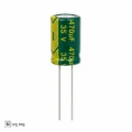 خازن 470 میکروفاراد 35 ولت جیکو سبز (LOW ESR)