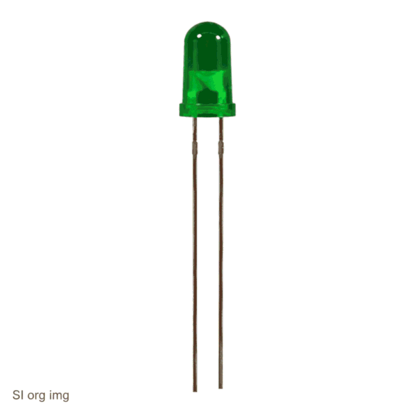 ال ای دی سبز 5mm مات